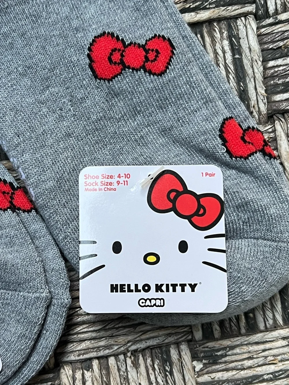 NEW Hello Kitty Sock Set of 2
